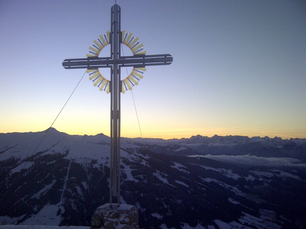 Sonnenuntergang am Berg