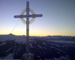 Sonnenuntergang am Berg