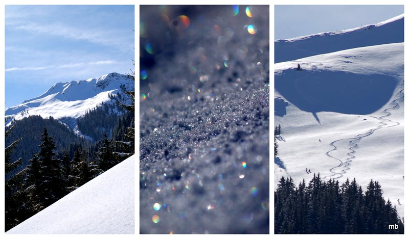 Winterlandschaft Berge