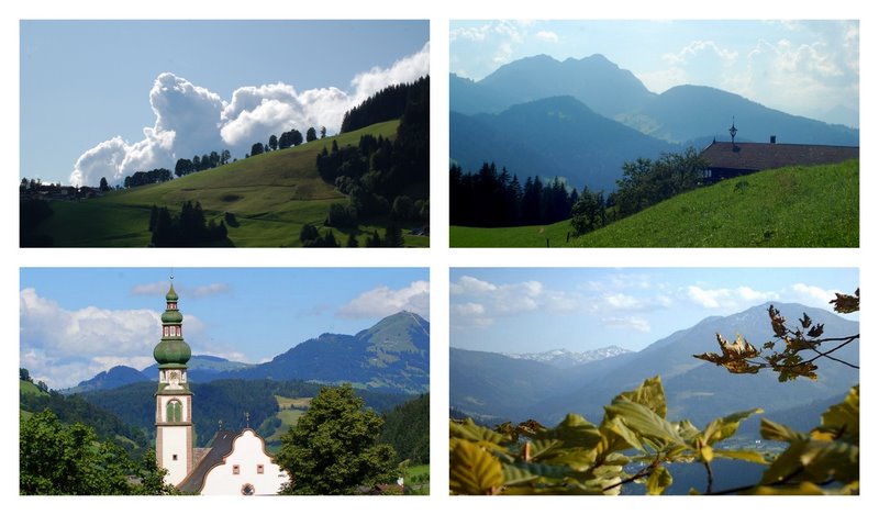 Zusammenschnitt Landschaft Sommer